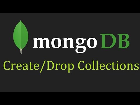 MongoDB Tutorial for Beginners 4 Create Drop Collections