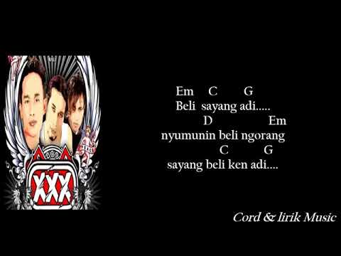 XXX - 100% BTA - lirik & Chord Lagu Bali