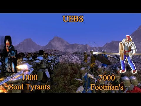 1000 Soul Tyrants vs 7000 Footman's | Ultimate Epic Battle Simulator |