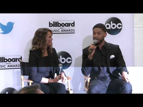 Jussie Smollett and Chrissy Teigen Answer Wonderwall's Twitter Question - BBMA Nominations 2015