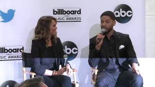 Jussie Smollett and Chrissy Teigen Answer Wonderwall's Twitter Question - BBMA Nominations 2015
