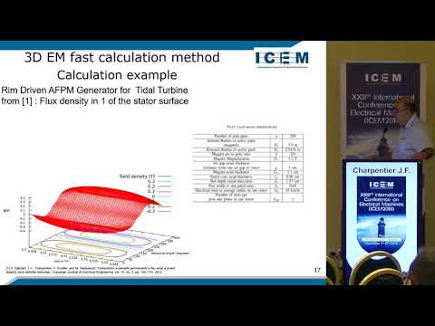 Charpentier J. F. - 3D Fast Calculation of Double Stator Axial Flux PM Machines with Ironless Rotor: experimental validation,