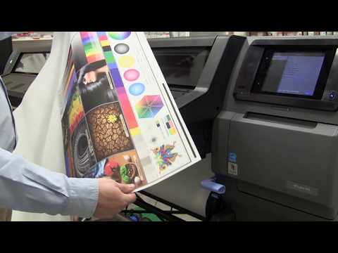 Hp latex 360 printer- basic printing, double sided printing ...