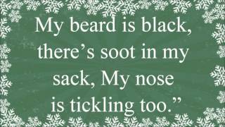 when santa got stuck up the chimney