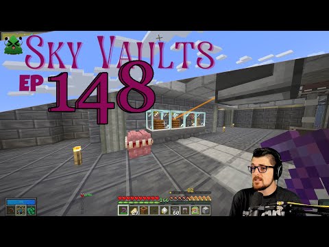 Deadpine - Easy Villager Automation! Vault Hunters SkyBlock Season 3 Episode 148 Modded Minecraft