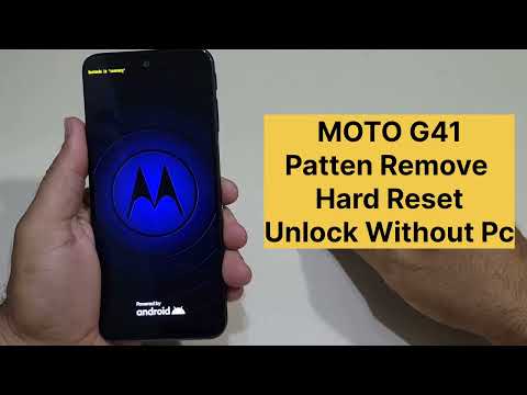 Moto G41 Hard Reset Unlock Phone Without Pc