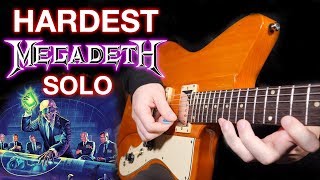 Learning the Hardest Megadeth Solo