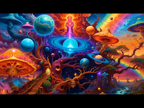 Magic Mushroom Universe MASTERPIECE PART 13 #trippy #psychedelic #abstract #trippyvideos