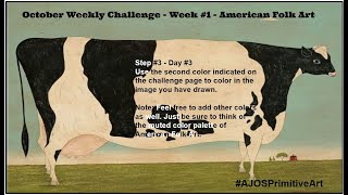 October Weekly Art Journaling Challenge - Week 1 Step 3