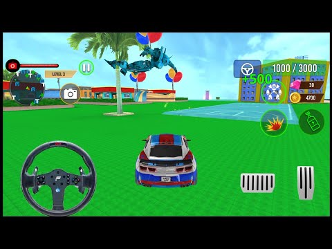 Bus Robot Car War Robot Game - Android Gameplay