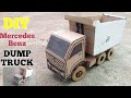 How To Make A Simple Dump Truck 12 Wheeler Cardboard Dumper How To Make Mercedes Benz Truck