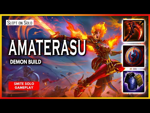 DEMON BUILD IS OP ON AMA! - Amaterasu Solo SMITE Conquest Gameplay