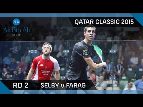 Squash: Qatar Classic 2015 - Men's Rd 2 Highlights: Selby v Farag