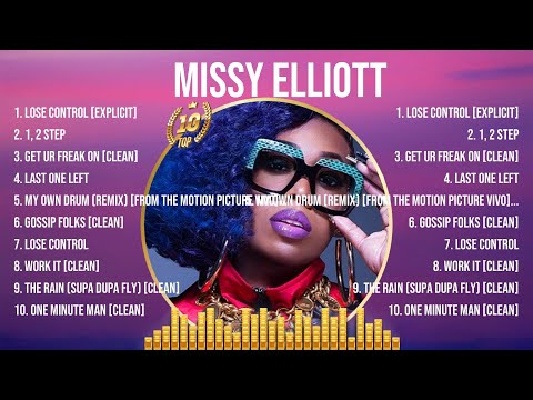 Missy Elliott Greatest Hits 2024Collection - Top 10 Hits Playlist Of All Time
