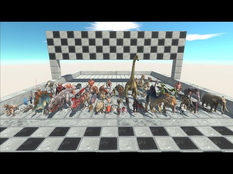 All Units Zig Zag Speed Race - Animal Revolt Battle Simulator