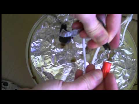 Pull Chain Light Fixture Repair - How To Replace Broken Pull Switch on a Ceiling Light