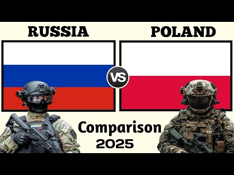 Russia vs Poland Military Power Comparison 2025 | Poland vs Russia Military Power 2025 