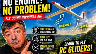 Learn how gliders stay in the air 
