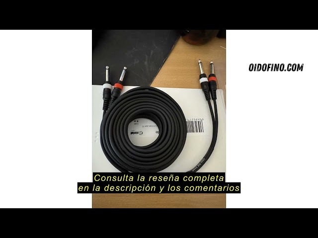 Vídeo relacionado con Adam Hall Cables 3 STAR BVV 0060 SET - Juego de 6 cables de conexión de 6,3 mm Jack Stereo 0,60 m
