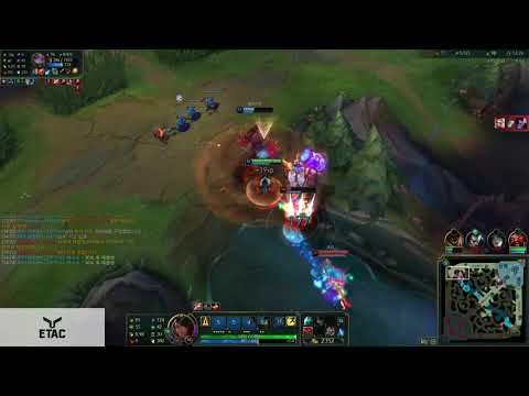 DRX PYOSIK PLAYS ADC NIDALEE VS ZAC - KR CHALLENGER PATCH 11.1