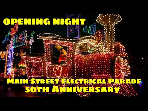 Opening Night 50th Anniversary Main Street Electrical Parade Disneyland 2022