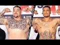 ANDY RUIZ JR VS CHRIS ARREOLA - FULL WEIGH IN AND FACE OFF VIDEO