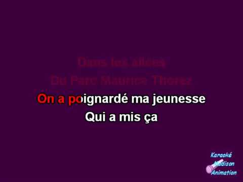 Calogero - Un jour au mauvais endroit - karaoké version