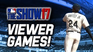 VIEWER GAMES! $10 PSN PRIZE?  MLB The Show 17 Diam