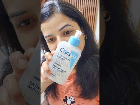 Cerave SA Smoothing Cleanser review ✨ #skincare #cerave #ceraveskincare #shorts  @cerave
