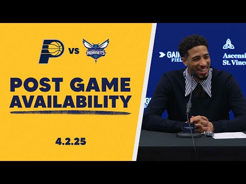 Indiana Pacers Postgame Media Availability vs. Charlotte Hornets | April 2, 2025