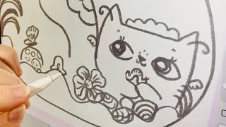 Day 1 Cover Sketch for Night Garden Fairy Cats
