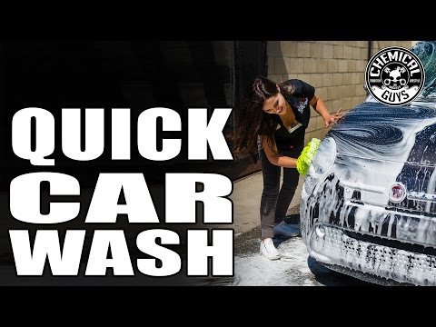 How To: Wash Car in Under 10 Minutes - Stripper Scent Soap - Chemical Guys Car Wash