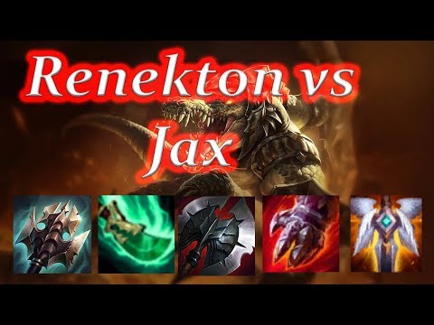 RENEKTOY Zor Sayılabilecek Maçlardan vs Jax - Full Top Gameplay