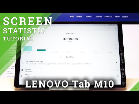 How to Locate Total Screen Time in LENOVO Tab M10 – Verify Screen Time Statistics