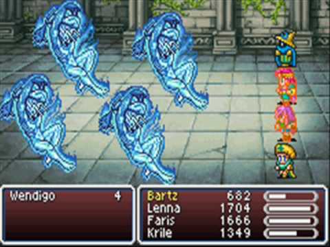 FFVA - Battle: Wendigo (Crystal Class Challenge)