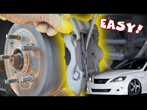 Lexus IS250 Rear Pads and Rotors Replacement 2006 - 2013