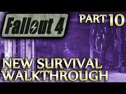 Ⓦ Fallout 4 New Survival Walkthrough ▪ Part 10, Clearing Super Duper Mart