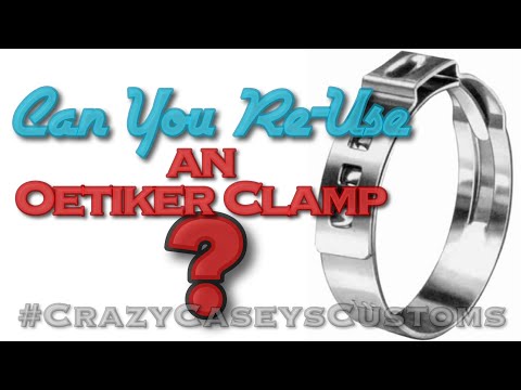 Can You Re-Use an Oetiker Clamp? They Say You Can NOT, But I Wonder...And What IS an Odenkirk Clamp?