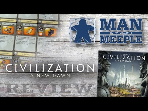 Civilization: A New Dawn (FFG Games) Review by Man Vs Meeple