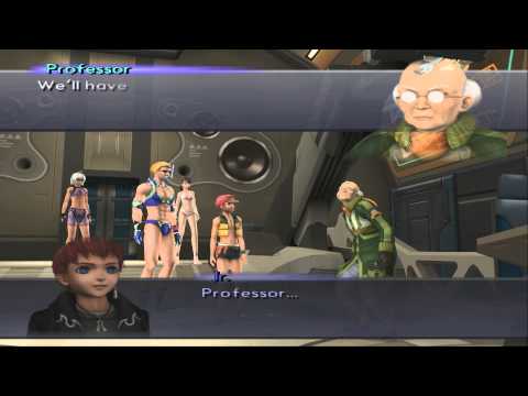 Xenosaga III HD Cutscene 092 - Exploring the Floating Landmass (Elsa) - JAPANESE - SWIMSUIT MODE