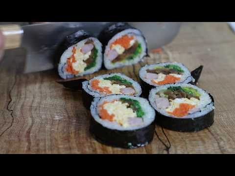 김밥만들기