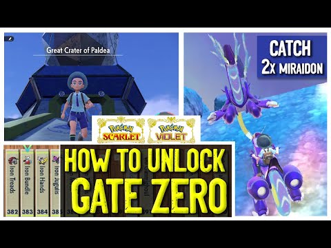 How To Unlock Area Zero + How to get 2 of Miraidon OR Koraidon [Pokemon Violet and Scarlet]