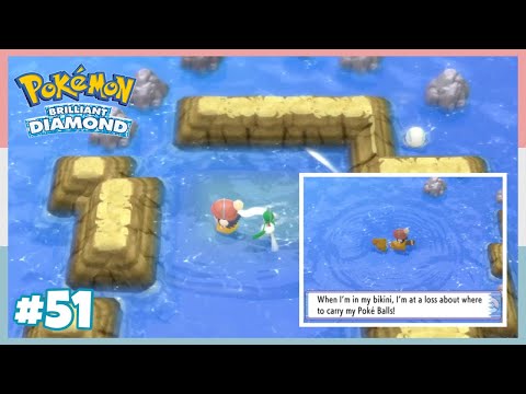 Exploring Route 223 On The Way To Victory Road In Pokemon Brilliant Diamond #51 *No Commentary*