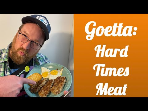 How to make Goetta / Hard Times Meat Recipe