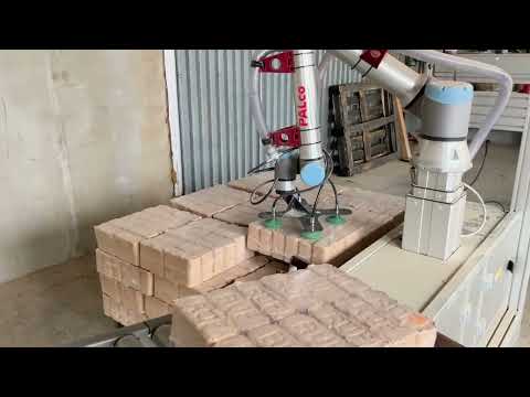 Palletizing deep in the Slovakian woods with #palco