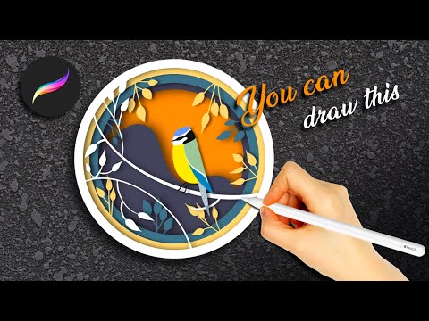 Easy Paper Cutout Effect in Procreate