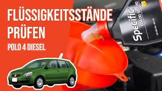Youtube thumbnail of video "Die Flüssigkeitsstände prüfen Polo 4 1.9 TDI 📏"