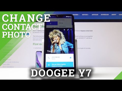 DOOGEE Y7 Add Photo to Contact / Personalize Contact