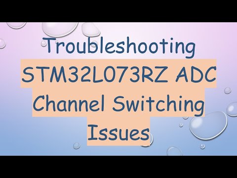 Troubleshooting STM32L073RZ ADC Channel Switching Issues