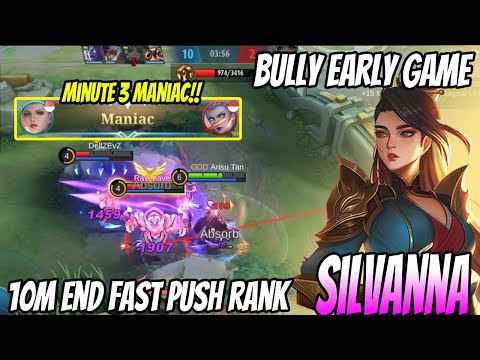 Silvana Bully Early Core Auto Feed! - Silvanna Best Build 2022 - Build Silvanna Tersakit 2022 ~ MLBB